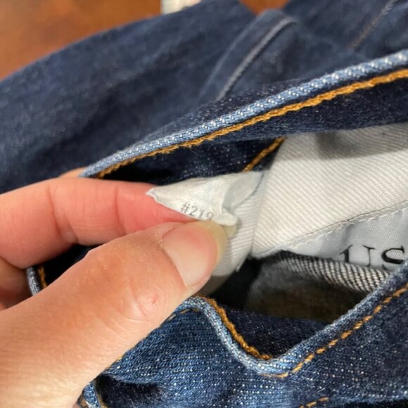 Gustin Straight Classic Raw Selvedge Denim Jeans Mens Size 35x30 #219 Minimalist - Picture 9 of 9